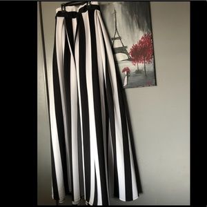 Black and White Skirt